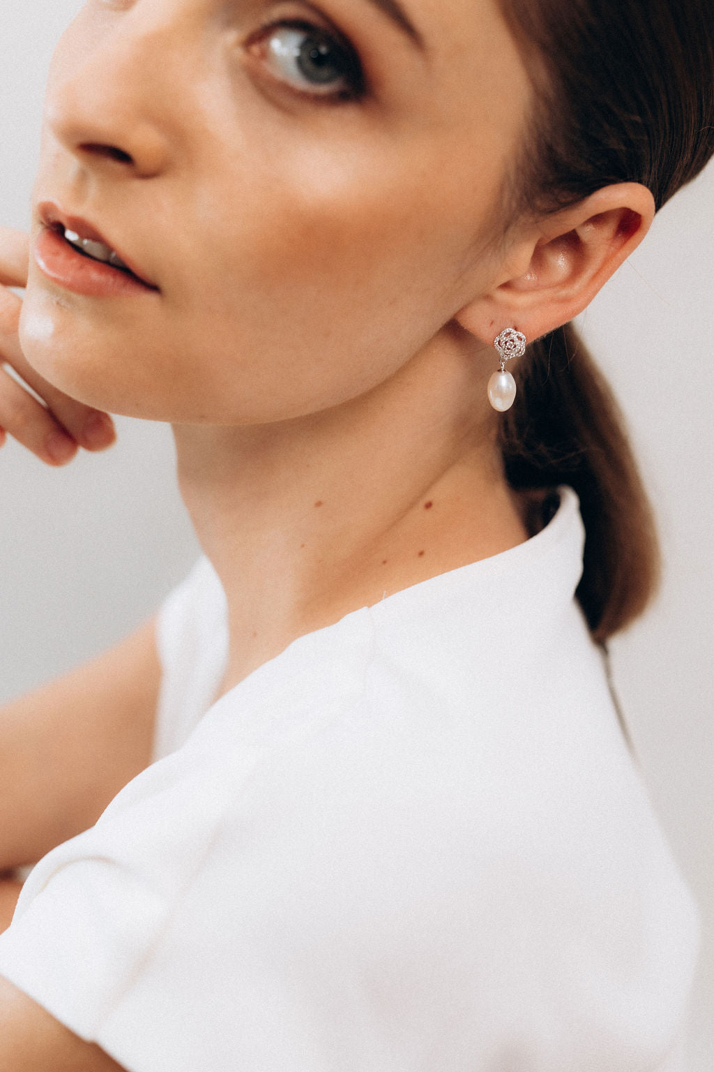 Camélia earrings
