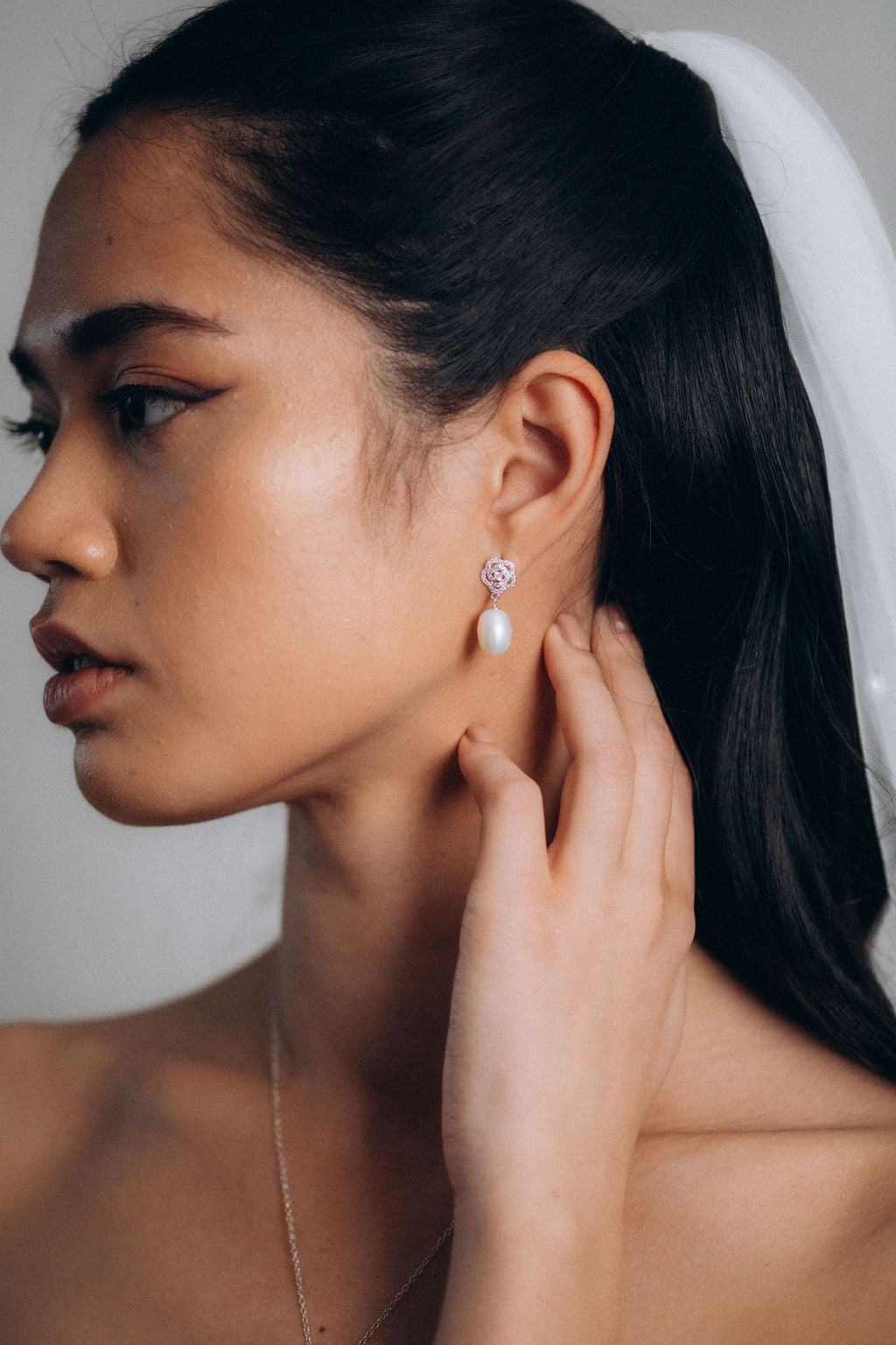 Camélia earrings