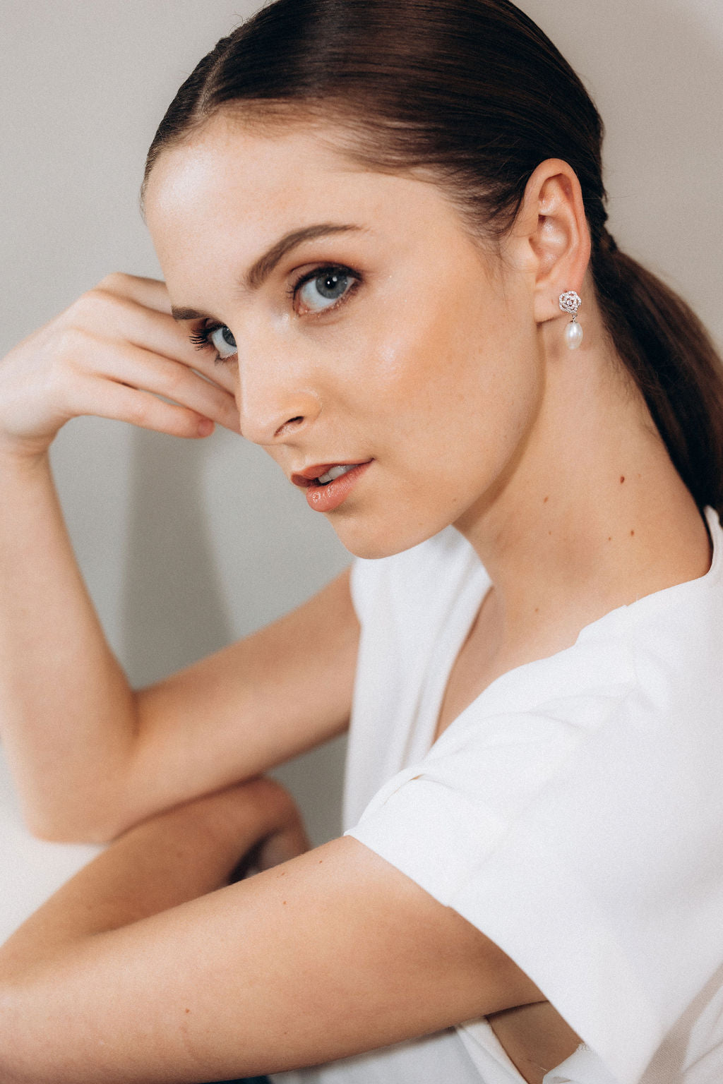 Camélia earrings