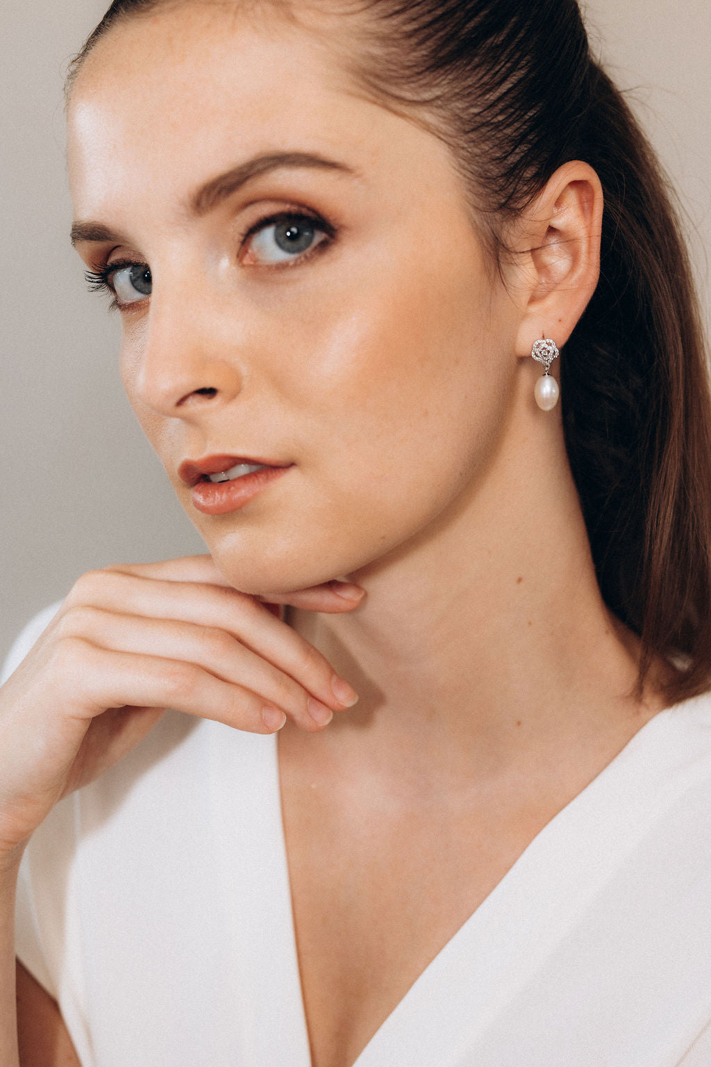 Camélia earrings