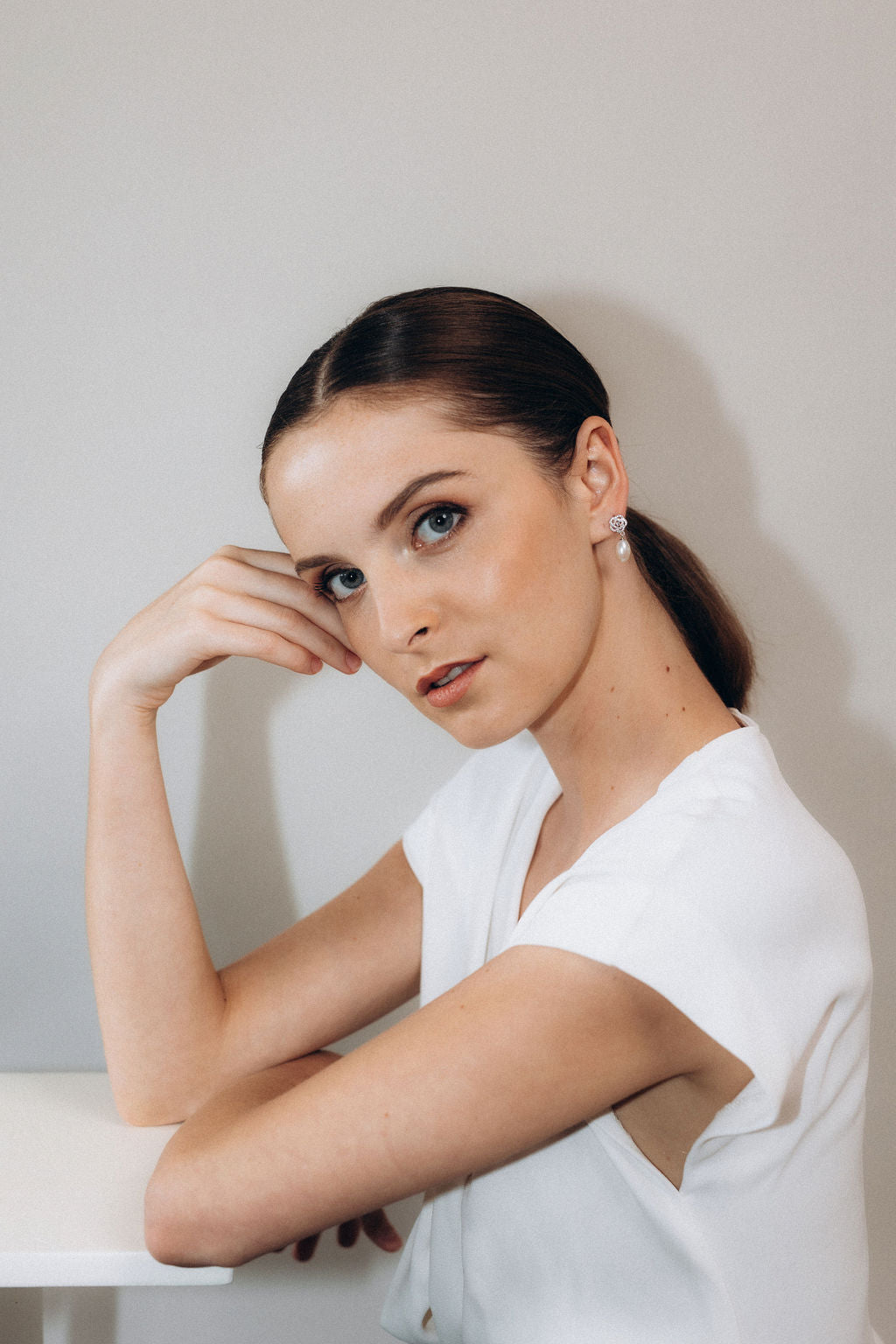 Camélia earrings
