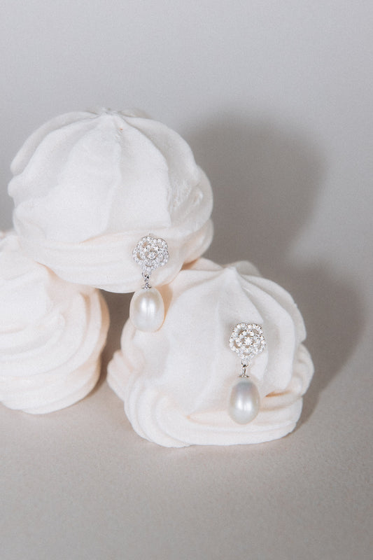 Boucles d'oreilles Camélia