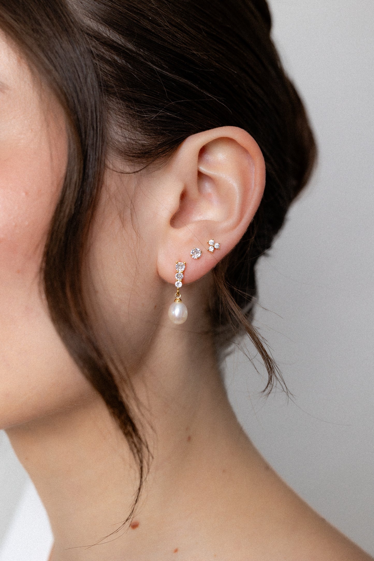 Solitaire earrings