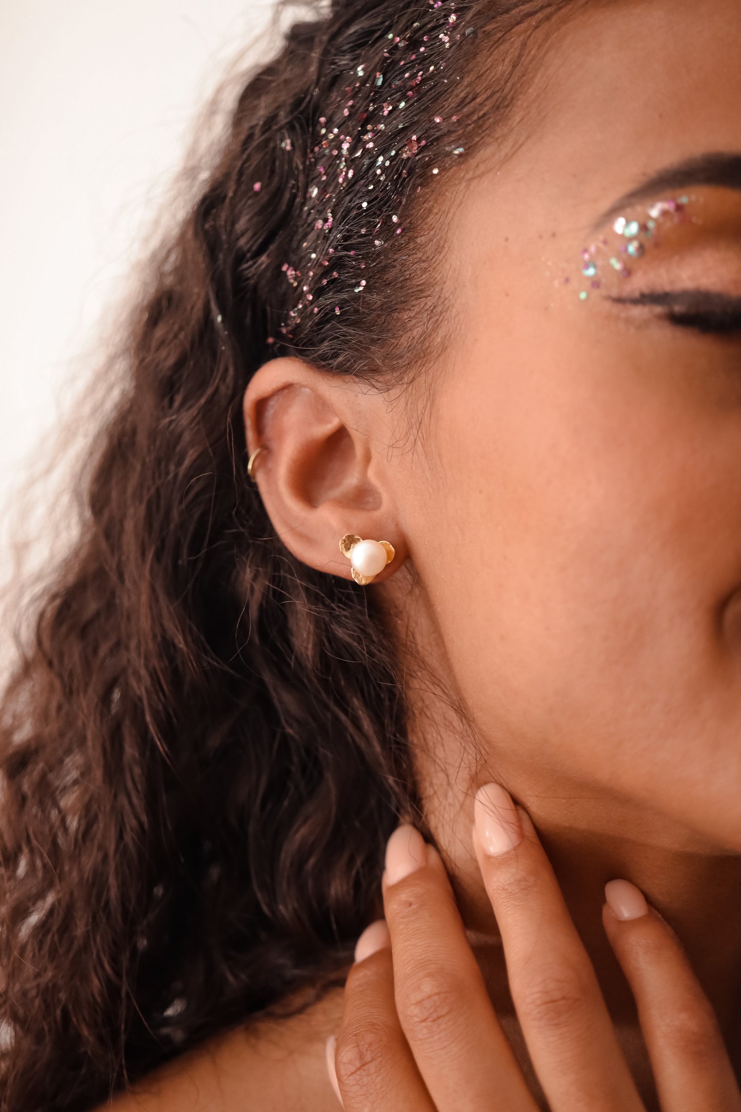 Boucles d'oreilles Rosée