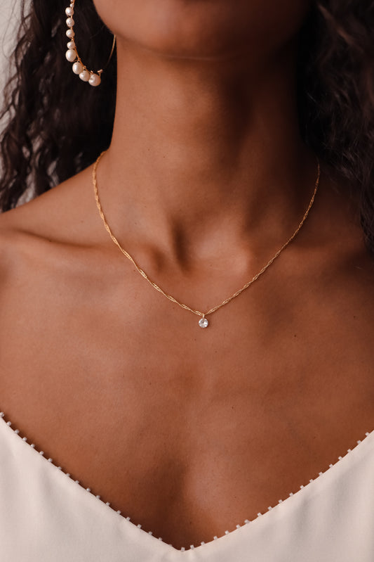 Solitaire Necklace