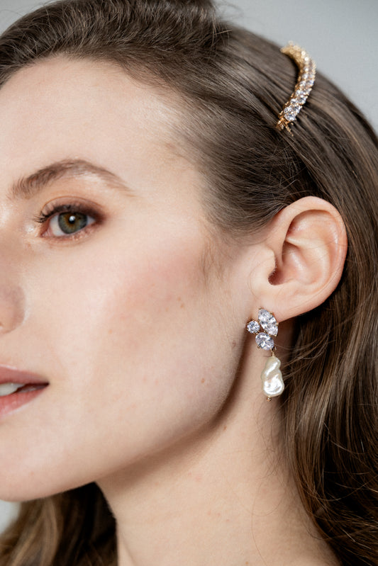Boucles d'oreilles Cléophée